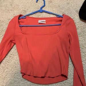Long Sleeve Corset Top